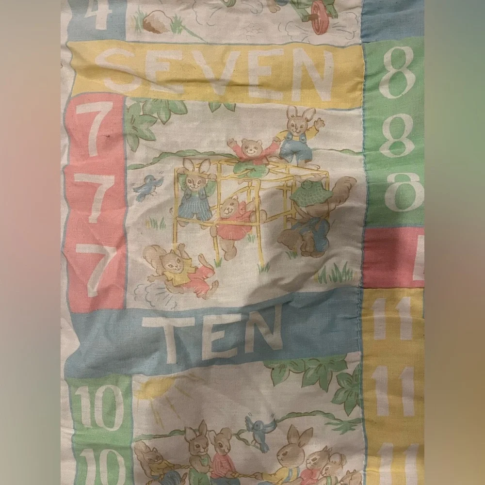 vintage baby quilt